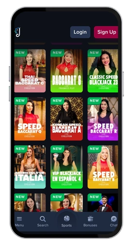 JacksClub Kasino app